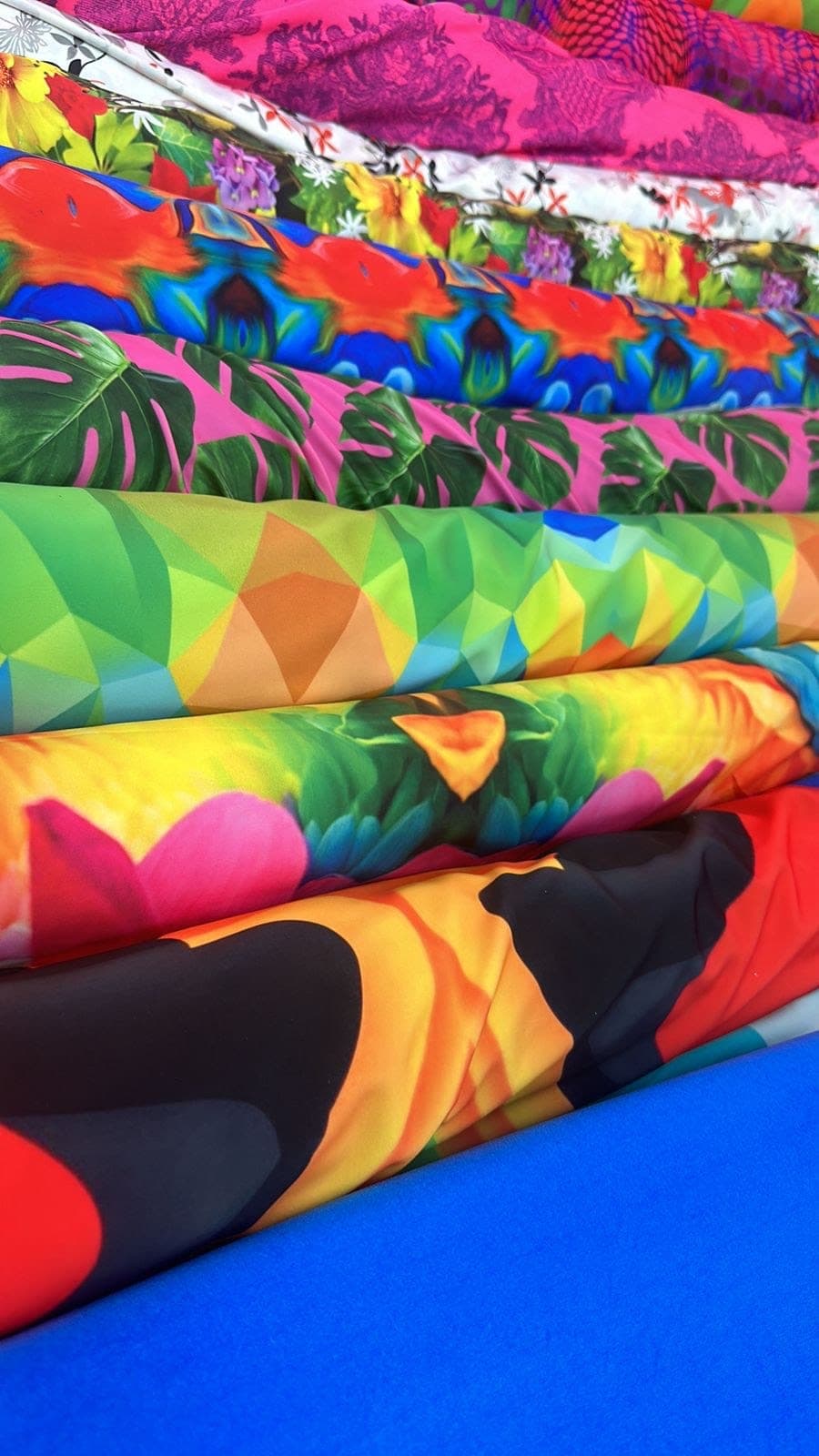 Lycras estampadas tropicales